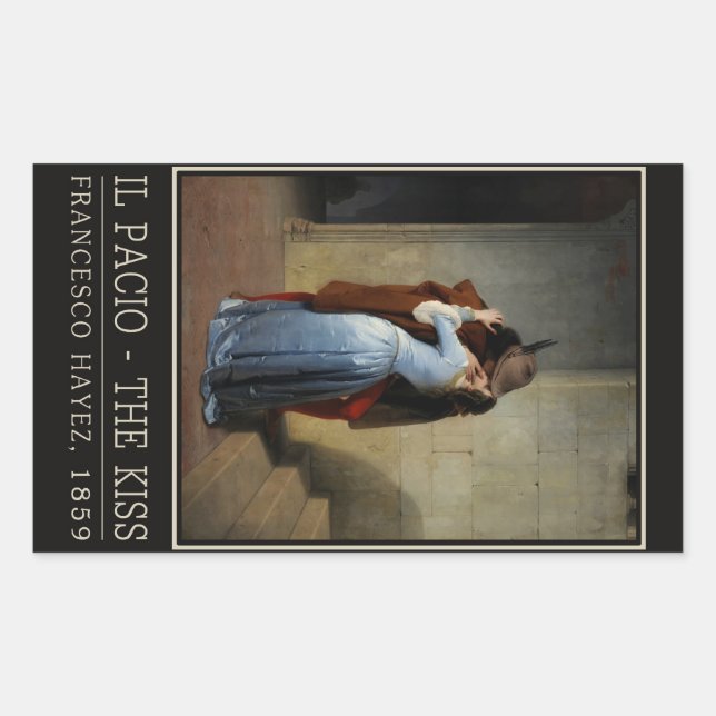 Die Aufkleber Kiss/Il Bacio (Vorderseite)