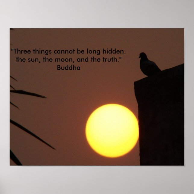 Die aufkommende Sonne Poster (Vorne)