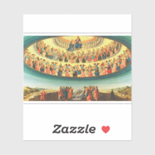 Die Aufnahme der Jungfrau Maria Aufkleber