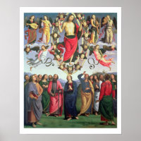 Die Aufszension Christi, 1495-98 (Öl auf Tafel)