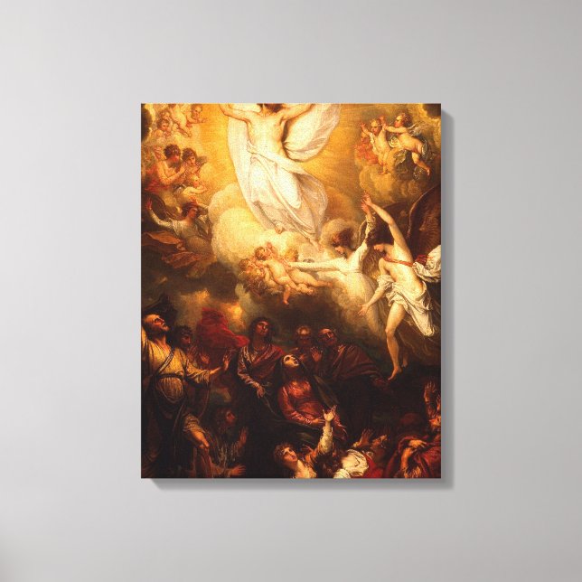 Die Aufszension Christi Leinwanddruck (Vorderseite)