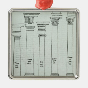 Die Aufträge der Architektur Silbernes Ornament