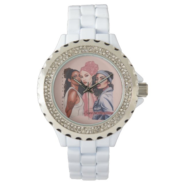 Die Augen auf den Preis Armbanduhr (Vorderseite)