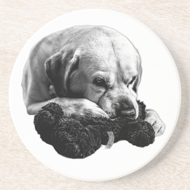 Die Augen auf den Preis Getränkeuntersetzer (Vorne)