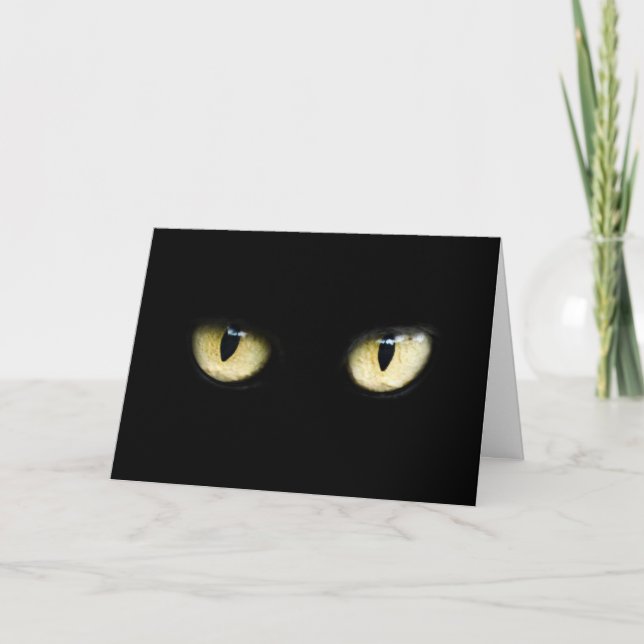 Die Augen der Katze Karte (Vorderseite)