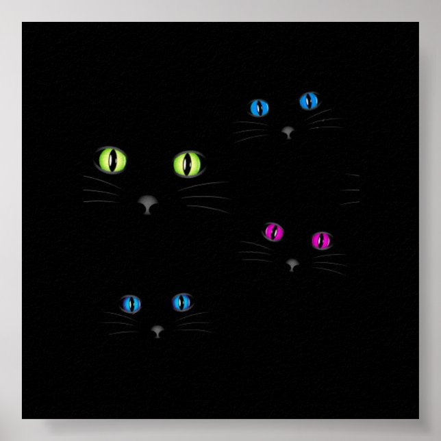 Die Augen der Katze Poster (Vorne)