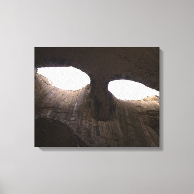 Die Augen der Kunst der Gottesmauer Leinwanddruck (Vorderseite)