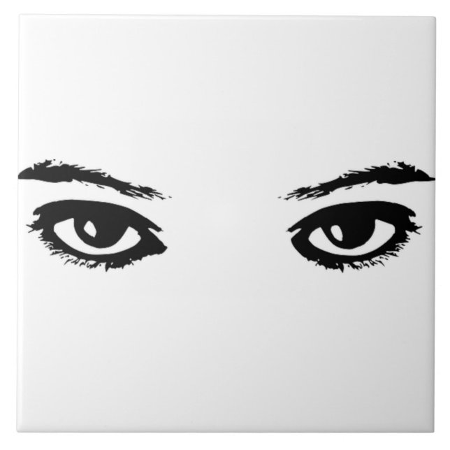 Die Augen haben es Fliese (Vorderseite)