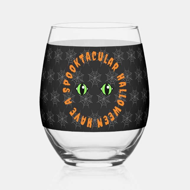 Die Augen haben es Weinglas Ohne Stiel (Vorderseite)