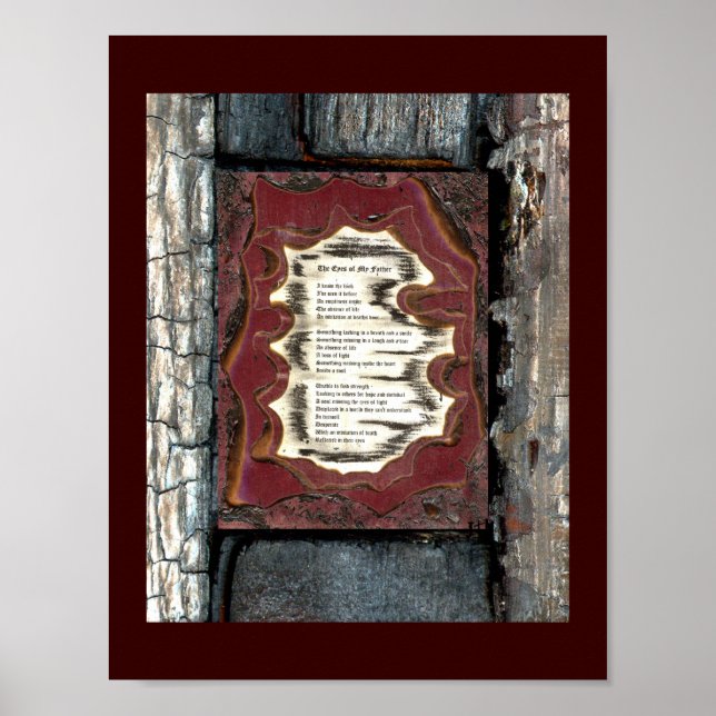 Die Augen meines Vaters Poster (Vorne)