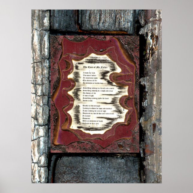 Die Augen meines Vaters Poster (Vorne)