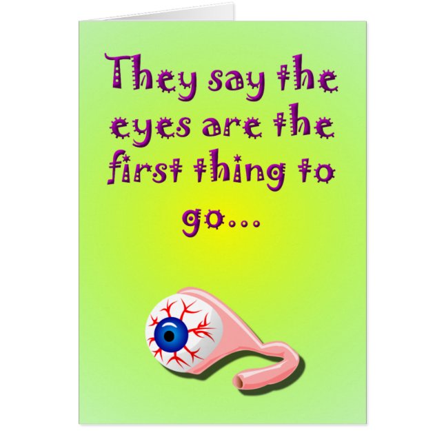 Die Augen sind die erste Sache, zum zu gehen (Vorne)