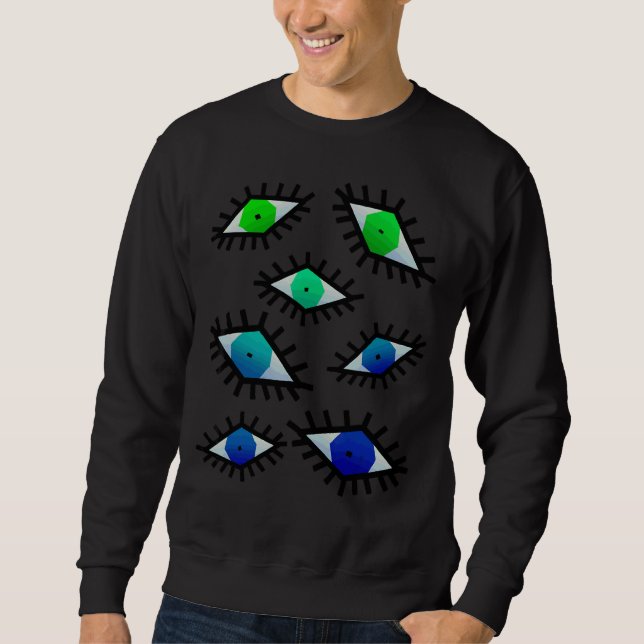 Die Augen Sweatshirt (Vorderseite)