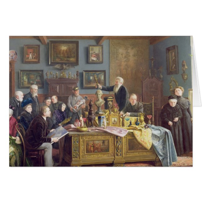 Die Auktion, 1910 (Vorderseite (Horizontal))