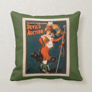 Die Auktions-Frau des Teufels in Kostüm-Theater 2 Kissen