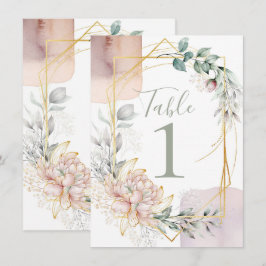 Die Aureate Rahmen Blumen Hochzeit  Einladung