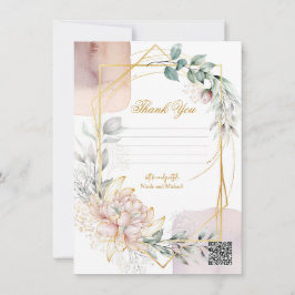 Die Aureate Rahmen Mauve Florale Grün Hochzeit  Einladung