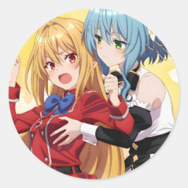 Die Ausbrüche einer Vampirprinzessin | Runder Aufkleber