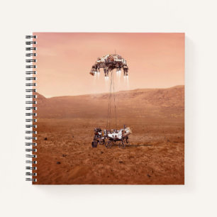 Die Ausdauer lief sicher auf den Mars. Notizbuch