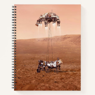 Die Ausdauer lief sicher auf den Mars. Notizbuch