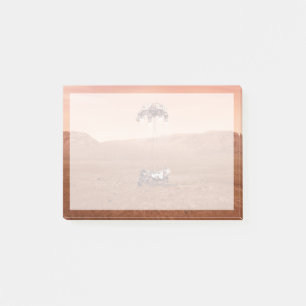 Die Ausdauer lief sicher auf den Mars. Post-it Klebezettel