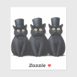 Die ausgeprägten Aufkleber für Gentle-Cats