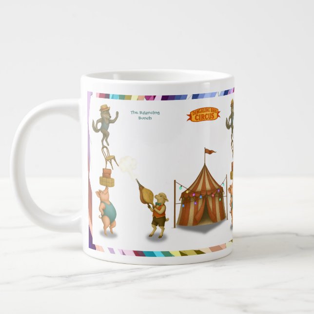 Die ausgewogene Truppe Jumbo-Tasse (Links)