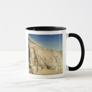 Die Aushöhlung des großen Tempels von Ramesses I Tasse