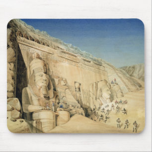 Die Aushöhlung des großen Tempels von Ramesses II, Mousepad