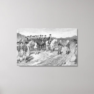 Die Auslieferung von Cornwallis bei Yorktown Leinwanddruck