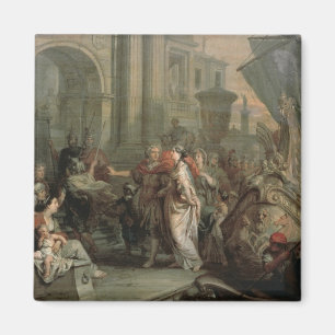 Die Ausschiffung von Kleopatra am Tarsus (Öl an Magnet