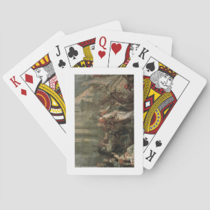 Die Ausschiffung von Kleopatra am Tarsus (Öl an Spielkarten