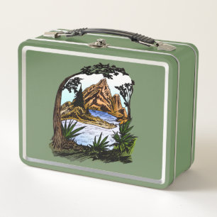 Die Außenanlagen Metall Brotdose