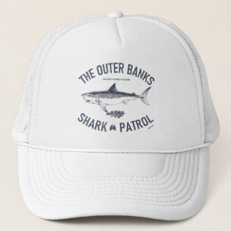 Die Außenbanks Hai Patrol OBX Navy Blue Vintag Truckerkappe