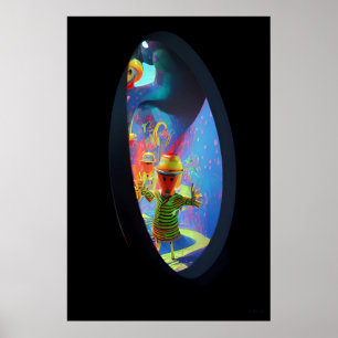 Die Außenseiter Ken Gage Surrealist Poster