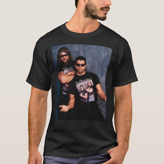 Die Außenstehenden Steve Nash Kevin Nash Wrestling T-Shirt (Vorderseite)