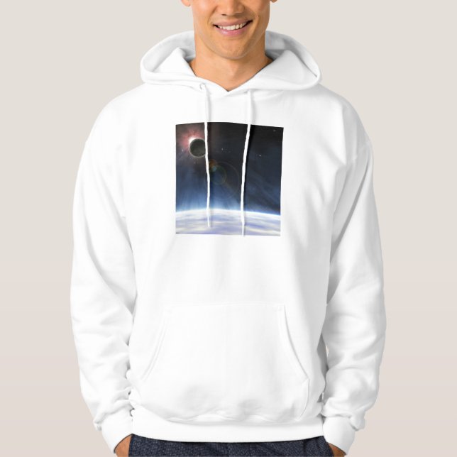 Die äußere Atmosphäre des Planeten Erde Hoodie (Vorderseite)