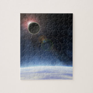 Die äußere Atmosphäre des Planeten Erde Puzzle