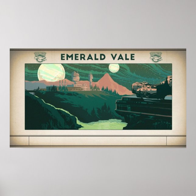 Die äußere Welt Smaragdwald Vale Poster (Vorne)