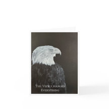 Die Aussicht ändert alles Adler Bestätigungskarte