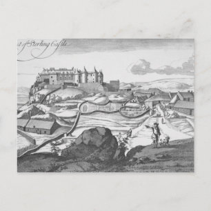 Die Aussicht auf das Schloss Sterling Postkarte