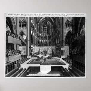 Die Aussicht auf die Inside Collegiate Church Poster