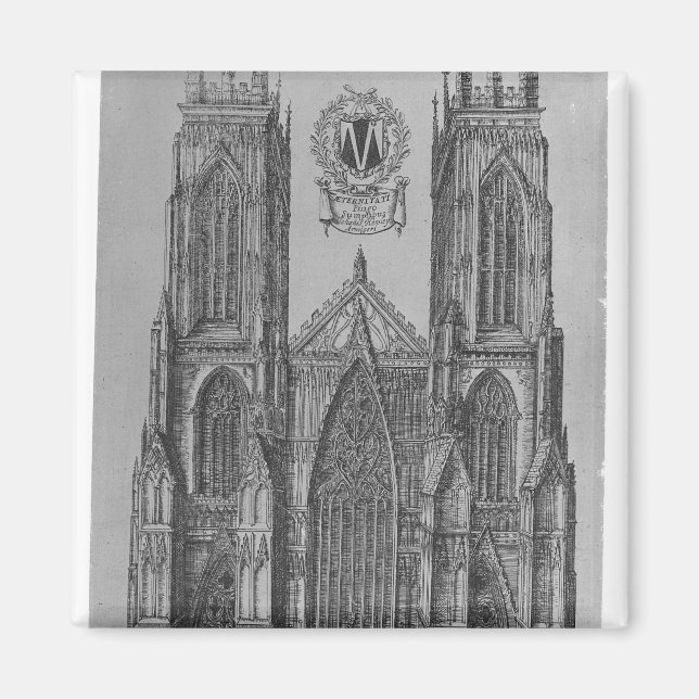 Die Aussicht auf die Kirche des Hl. Peter Magnet (Vorne)
