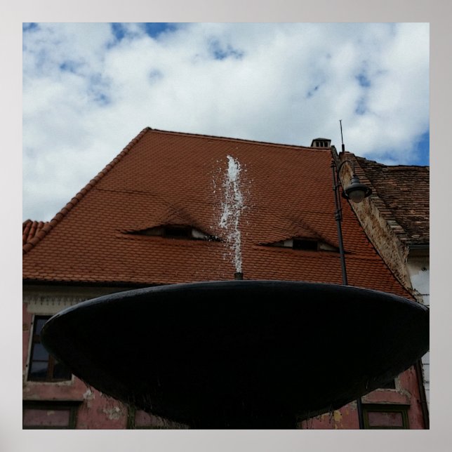 Die Aussicht auf die Stadt Poster (Vorne)