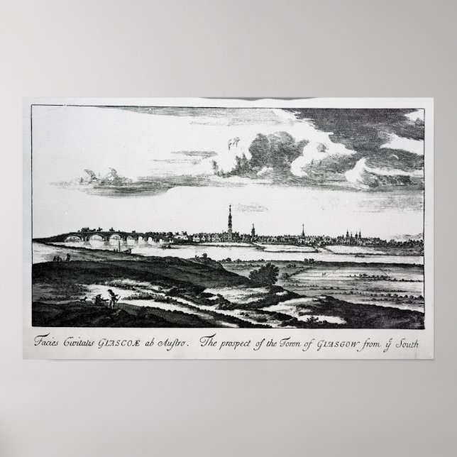 Die Aussicht auf Glasgow Poster (Vorne)