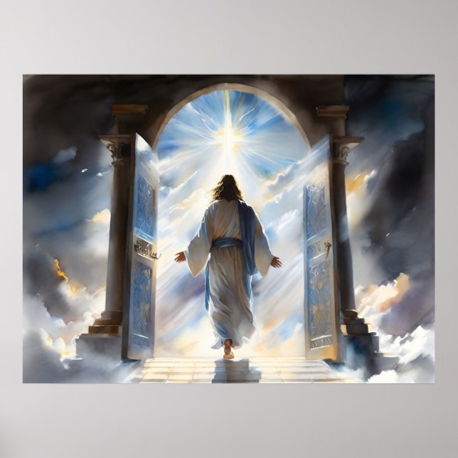 Die Aussicht auf Jesus Poster (Vorne)