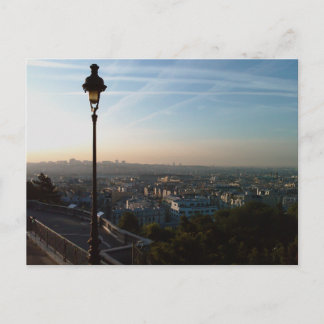 Die Aussicht auf Paris Postkarte