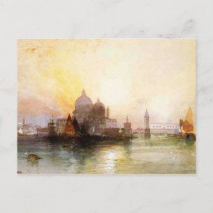 Die Aussicht auf Venedig Postkarte
