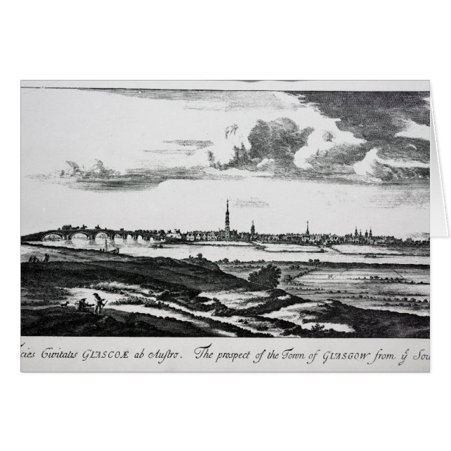 Die Aussicht der Stadt von Glasgow (Vorderseite (Horizontal))