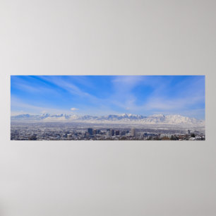 Die Aussicht - Salt Lake City, Utah Poster